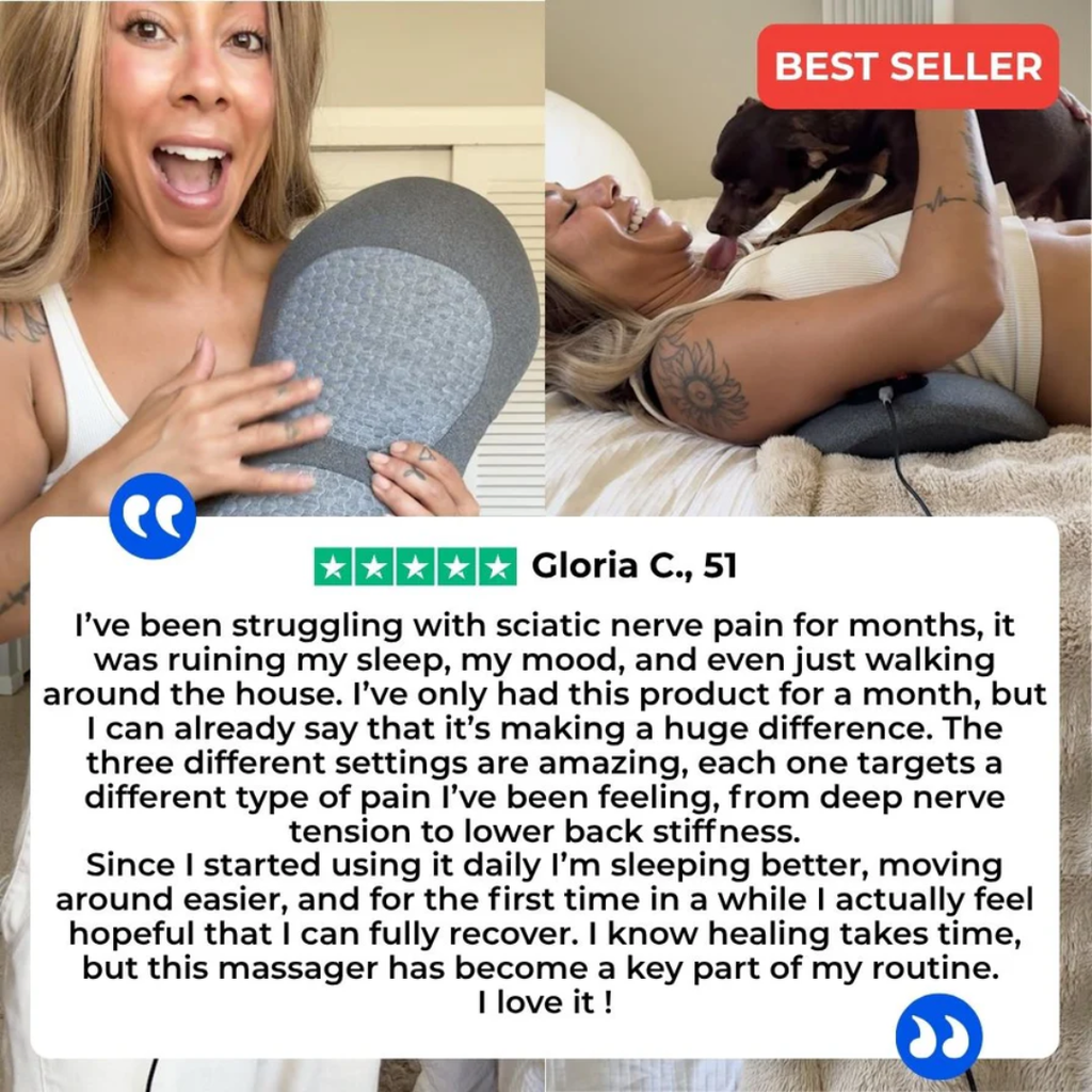 Original Theraputic 3 in 1 Back Massager