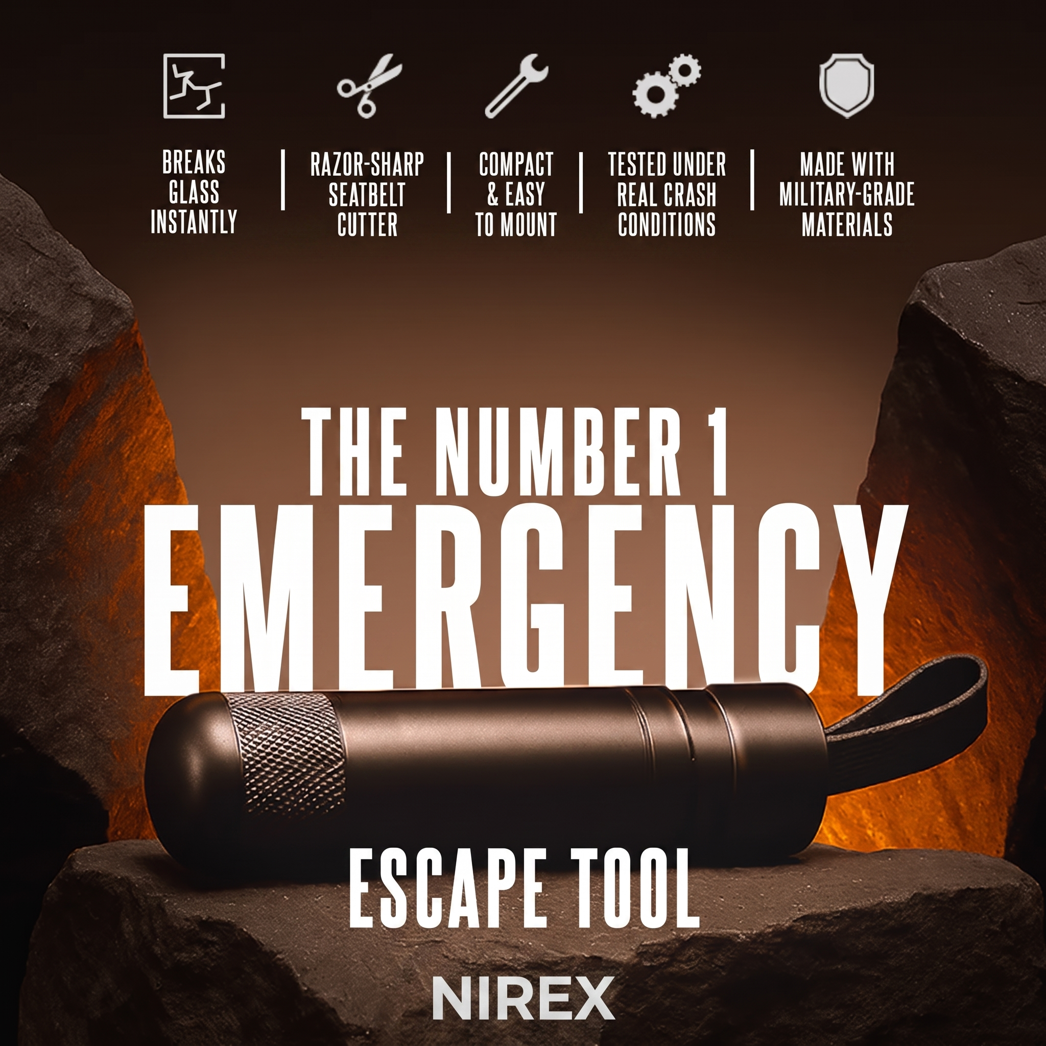 Safety Hammer | Emergency Escape Tool